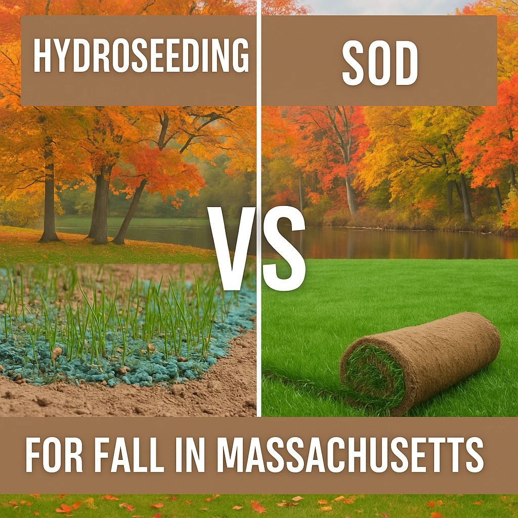 Hydroseeding vs. Sod for Fall in Massachusetts: Which is Better