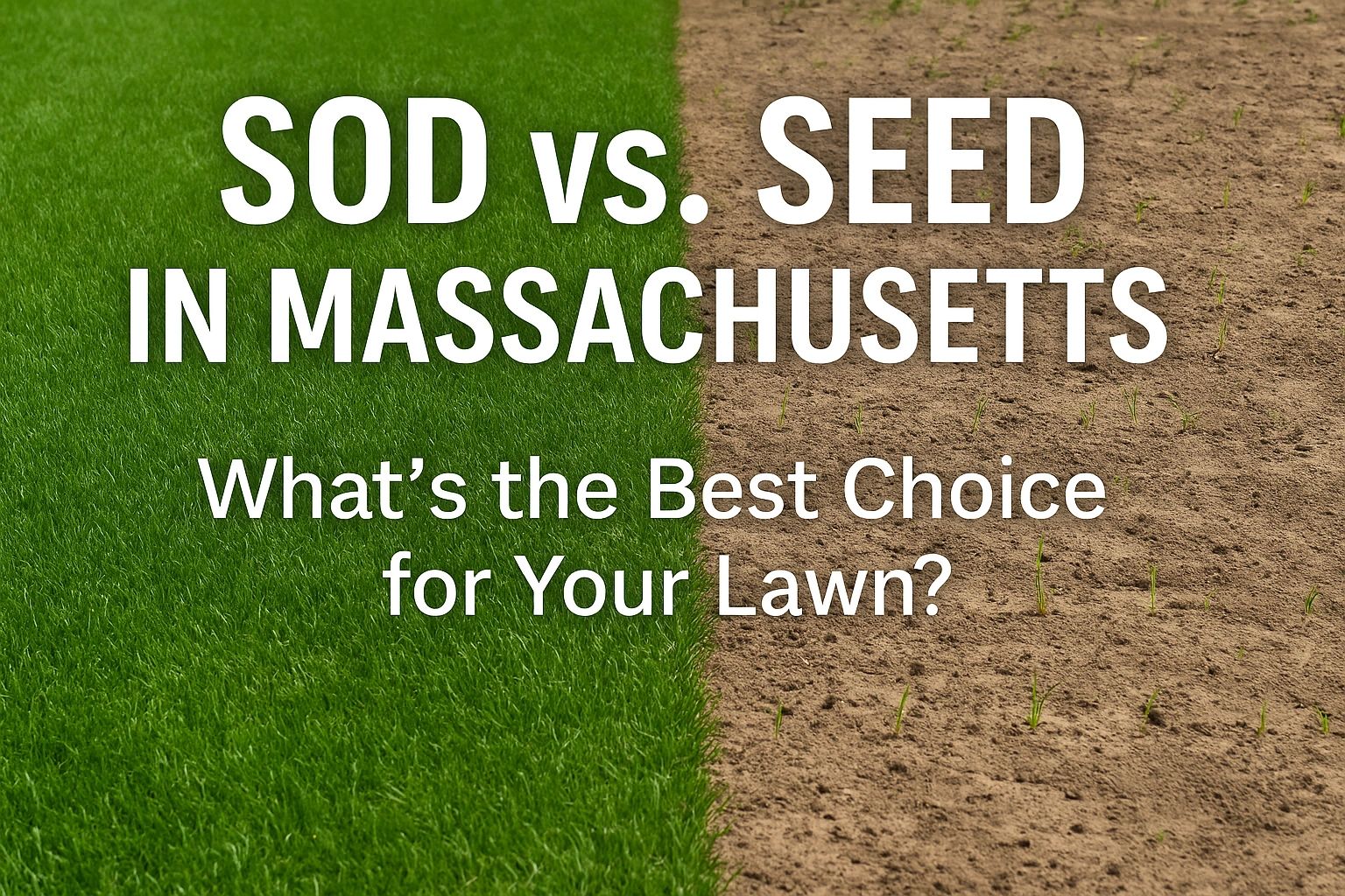 Sod vs. Seed in Massachusetts: What’s the Best for Your Lawn?