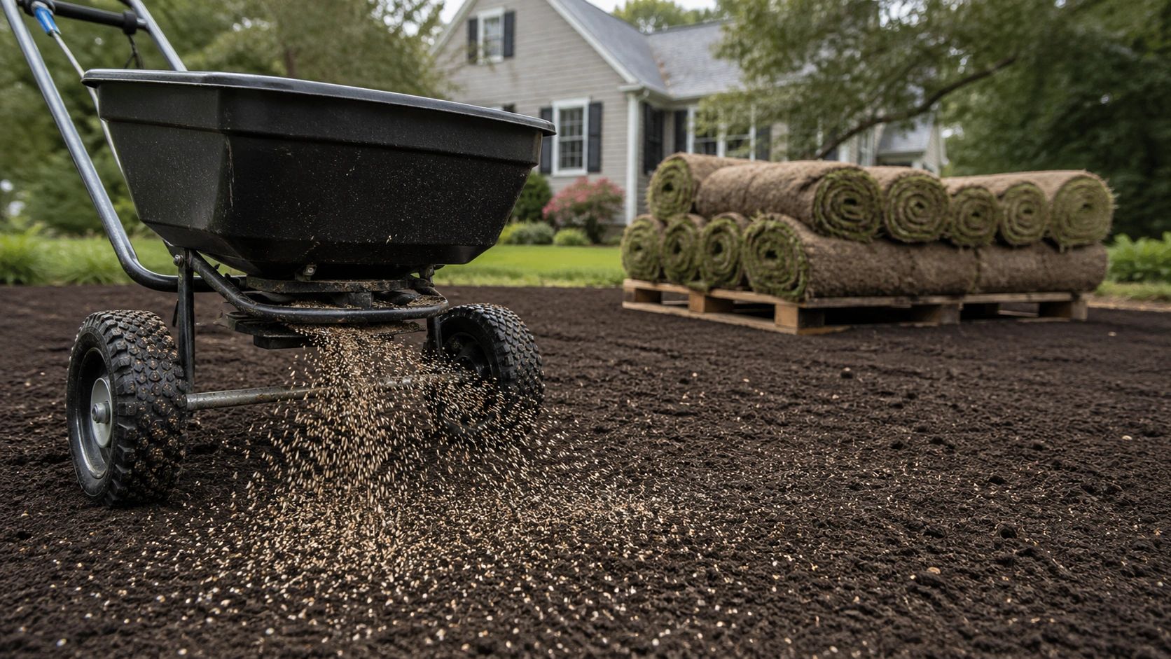Biologically Active Starter Fertilizer for New Sod
