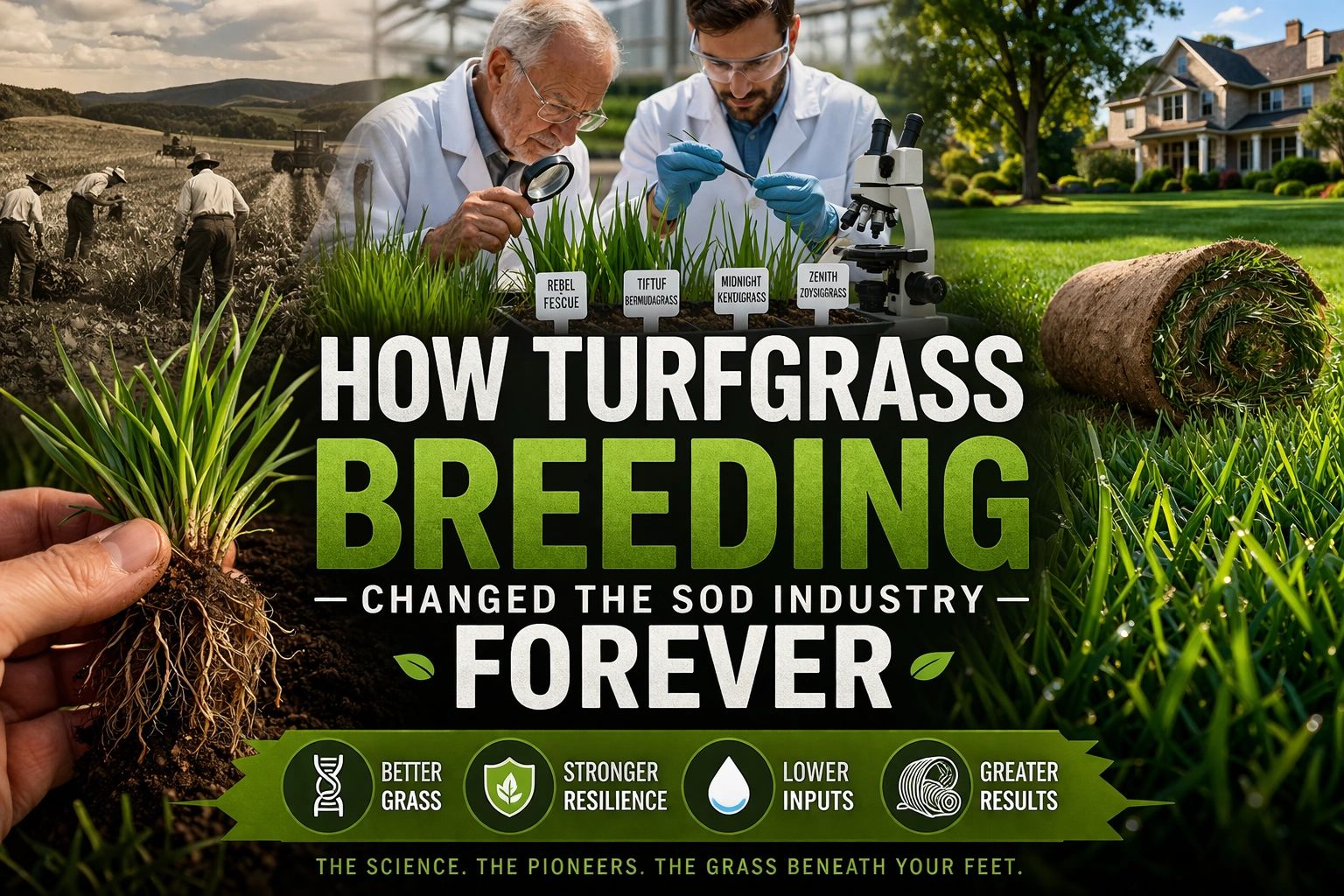 How Turfgrass Breeding Changed the Sod Industry Forever