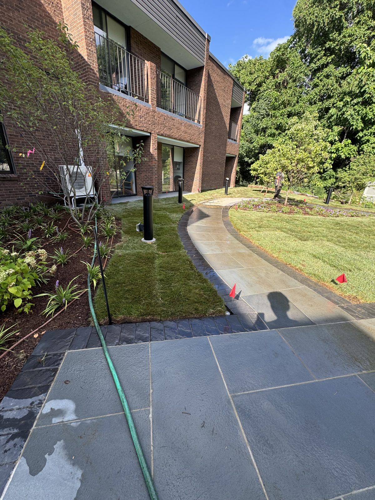 4,500 Sq Ft Commercial Sod Installation in New Canaan, CT